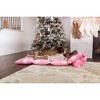 Butterfly Craze Butterfly Craze Floor Pillow Case, Mattress Bed Lounger Cover, Polka Pink, Queen Size - for Kids & Adults - 2 of 3