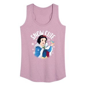 Women's - Disney - Snow Cute Graphic Racerback Tank - 1 of 4