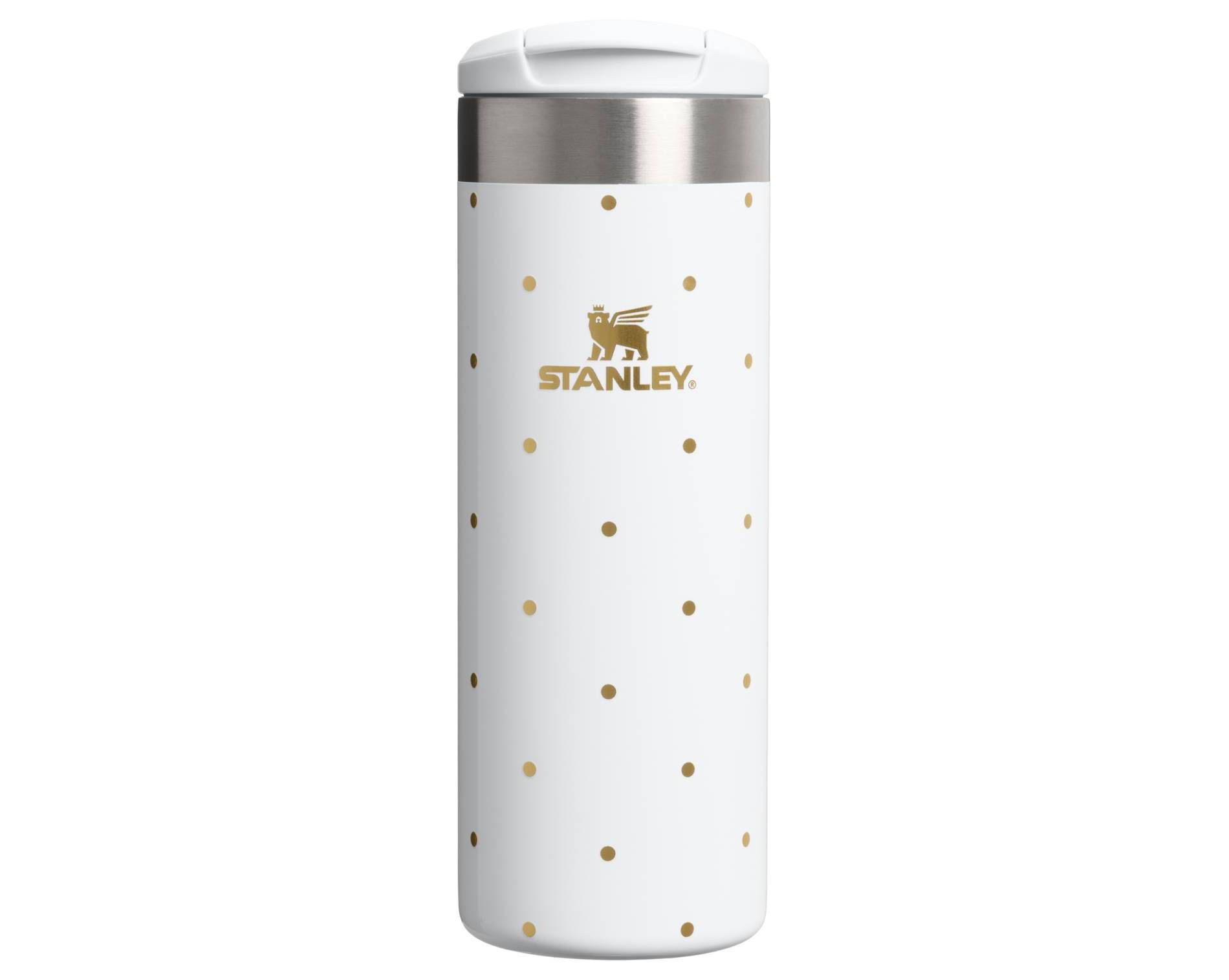 Stanley 16 oz Stainless Steel Aero Light Transit Bottle Frost Polka Dot