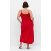 Women's Plus Size Mali Dress - red | CITY CHIC - 3 of 4