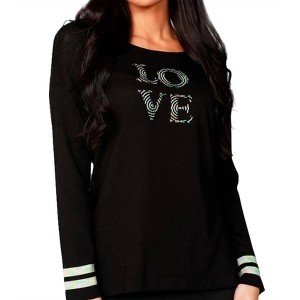Women's 3/4 Love Crew Sweater - ANGEL - 1 of 2