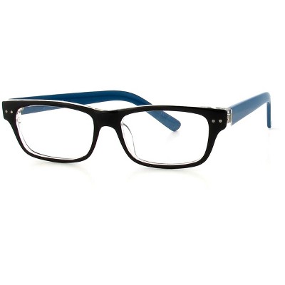 Soho 1010 Designer Acetate Eye Glasses Frame in Blue/Demo Lens 117mm Frame/48mm Lens Width