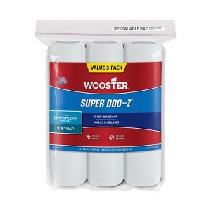 Wooster Super Doo-Z Fabric 9 in W X 3/8 in Paint Roller Cover 3 pk - 1 of 1