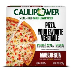 CAULIPOWER Margherita Stone-Fired Cauliflower Crust Frozen Pizza - 11.85oz - 1 of 3