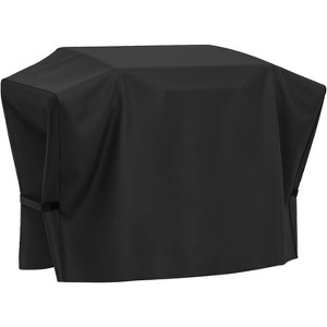 Griddle Cover for Blackstone 36 Inch Griddle with Hood, 5482 Waterproof BBQ Cover with Double Straps, Lightweight & Fade Resistant, Black, SHINESTAR - 1 of 4