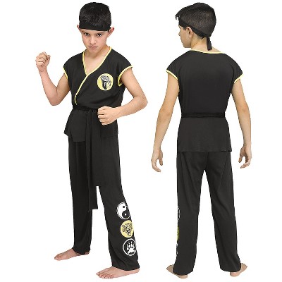 Disguise Cobra Kai Costume for Kids, Official Cobra Kai Costume Kids Gi  with Black Belt, Child Size Small (4-6) : Clothing, Shoes & Jewelry 