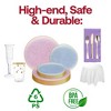 Smarty Had A Party The Midnight In Paris Package Dinnerware Set - 50 Sets - 3 of 4