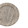 5" Soren Light Brown Round Marble Kitchen Utensil & Spoon Rest - 3 of 4