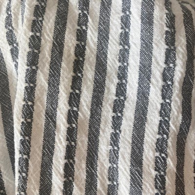 2ct Ticking Stripe Kitchen Towel Set Dark Gray/cream - Hearth & Hand ...