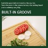 EcoSummer 2 Pcs 24 in Extra Large Bamboo Cutting Board with Juice Groove | Heavy Duty Wood Chopping Board & Stovetop Cover. - 2 of 4