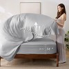 5/7 Pcs Bed in a Bag with Contrast Color Solid Design Bedding Set - 3 of 4
