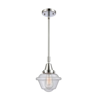 Oxford - 1 Light Stem Hung Mini Pendant In Traditional Style-9.13 Inches Tall and 7.5 Inches Wide