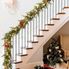 MOEPISY 6.5FT Prelit Christmas Garland with Lights - 4 of 4
