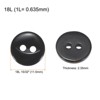 Unique Bargains Round Resin 2-Hole Fish Eye Craft Replacement Sewing Button 10 Pcs - 2 of 4