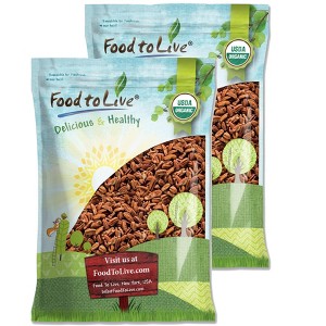 Organic Raw Pecan Pieces - Fresh Nuts, Non-GMO, Kosher, Unsalted, Bulk - 1 of 4