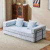 SKRAN Floor Couch Compression Sofa Convertible Floor Sofa Bed with Pillow for Living Room Bedroom Small Space Corduroy No Assembly - 2 of 4