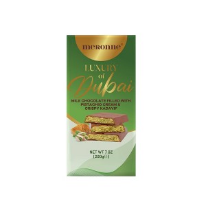 Meronne Milk Chocolate Filled with Pistachio Cream & Crispy Kadayif - 7oz - 1 of 2
