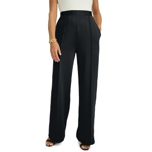 Jessica London Women's Plus Size Perfectease Wide Leg Pant - 1 of 2