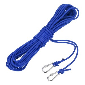 Unique Bargains Hollow Braided Polypropylene Anchor Rope with Hook for Marine Life Boat - 1 of 4