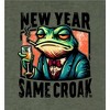 New Year Same Croak Adult Crew Neck Short Sleeve Tee - 2 of 3
