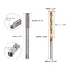 Unique Bargains High Speed Steel Titanium Plated Straight Flute Thread Tap and Twist Drill Bit - 2 of 4