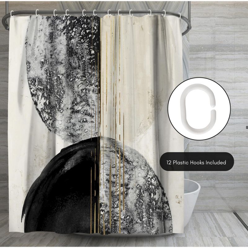 Americanflat 71" x 74" Shower Curtain Style 13 by PI Creative Art - Available in Variety of Styles, 6 of 10