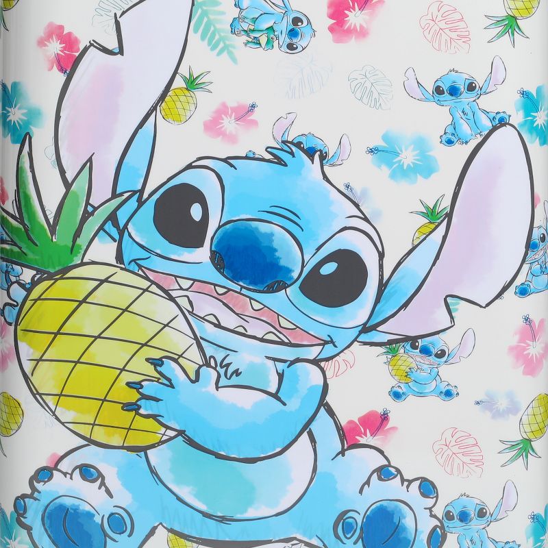 Lilo & Stitch Stitch With Pineapple 20” White Carry-On Luggage-OSFA, 3 of 8