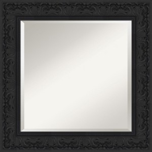 Amanti Art Luxe Beveled Framed Bathroom Vanity Wall Mirror - 1 of 4