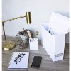 Bigso Lovisa Fiberboard Label Frame - 12 File Storage Box - Sturdy Paperwork Storage Box with Metal Label Holder - 3.7in x 13in x 9.4in - 2 of 4