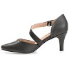 Journee Collection Women's Tillis Pointed Toe Mid Heel Pumps - 2 of 4