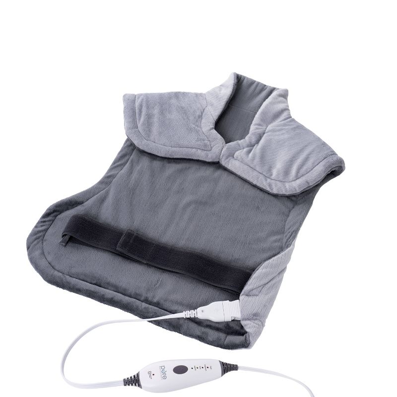 Pure Enrichment PureRelief XL Extra-Long Back and Neck Heating Pad - 29&#34; x 24&#34; - Gray, 1 of 13