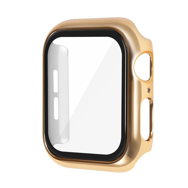 Insten Case For Apple Watch 44mm Series SE 6 5 4, Built in Tempered Glass Screen Protector Plating Hard Cover, Full Protection, 5 of 10