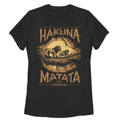 Women's Lion King Hakuna Matata Jungle Trio T-Shirt