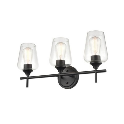 Millennium Lighting Ashford 3 - Light Vanity in  Matte Black