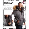 CANADA WEATHER GEAR Men’s Big & Tall Winter Jacket - Heavyweight Bomber Parka Coat Jacket for Big and Tall Men (Sizes: M-5X) - 3 of 4
