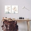 Stupell Industries Floral Calla Lily Silhouette with Leaf Details Gallery Wrapped Canvas Wall Art 2pc Set, 24 x 30 - 2 of 3