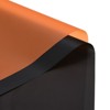 Unique Bargains Decorative DIY Craft Bouquet Gift Packaging Wrap Paper 22.4" x 22.4" 40 Sheets Black Orange - 4 of 4