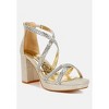 Infatuated Rhinestones Embellished Strappy Sandals Women - 2 of 4