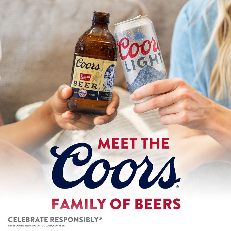 Coors Light Beer - 18pk/12 fl oz Bottles, 6 of 9