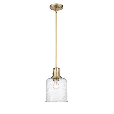 Heirloom Gold 8" Glass Globe Pendant Light
