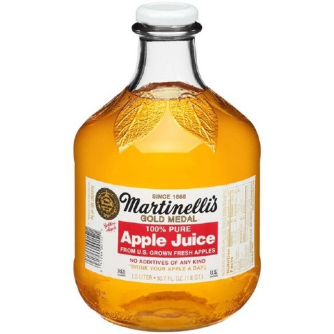 martinellis apple juice sugar