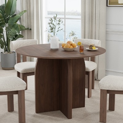 PexFix 42" Soild Wood Dining Table Round Kitchen Tables
