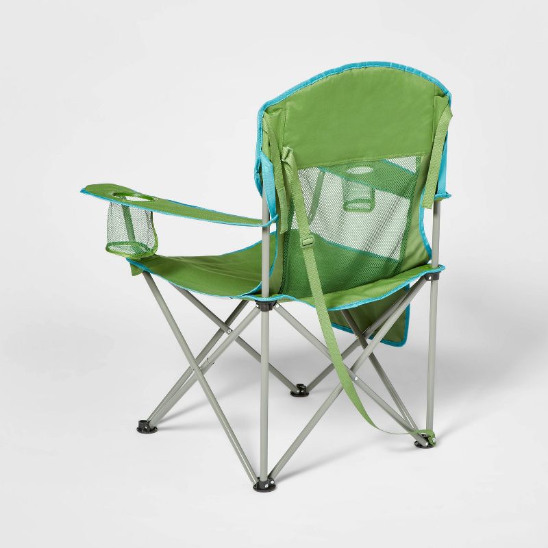 Oversized Outdoor Portable Mesh Camp Chair Green - Embark&#8482;, 4 of 7