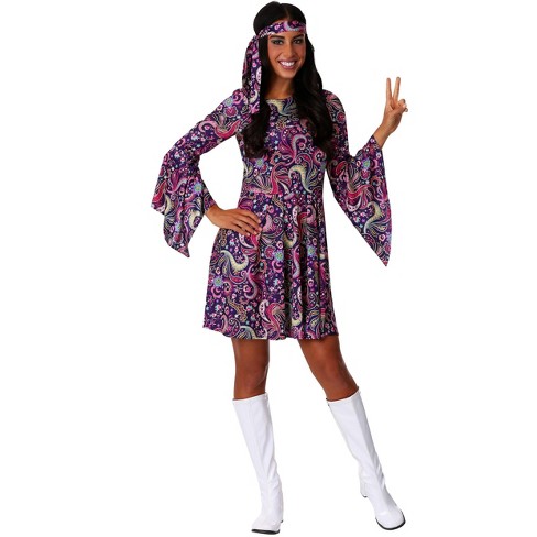 Halloweencostumes.com Women's Woodstock Hipster Costume : Target