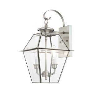 Livex Lighting Westover 2 - Light Wall Light in  Brushed Nickel - 1 of 2