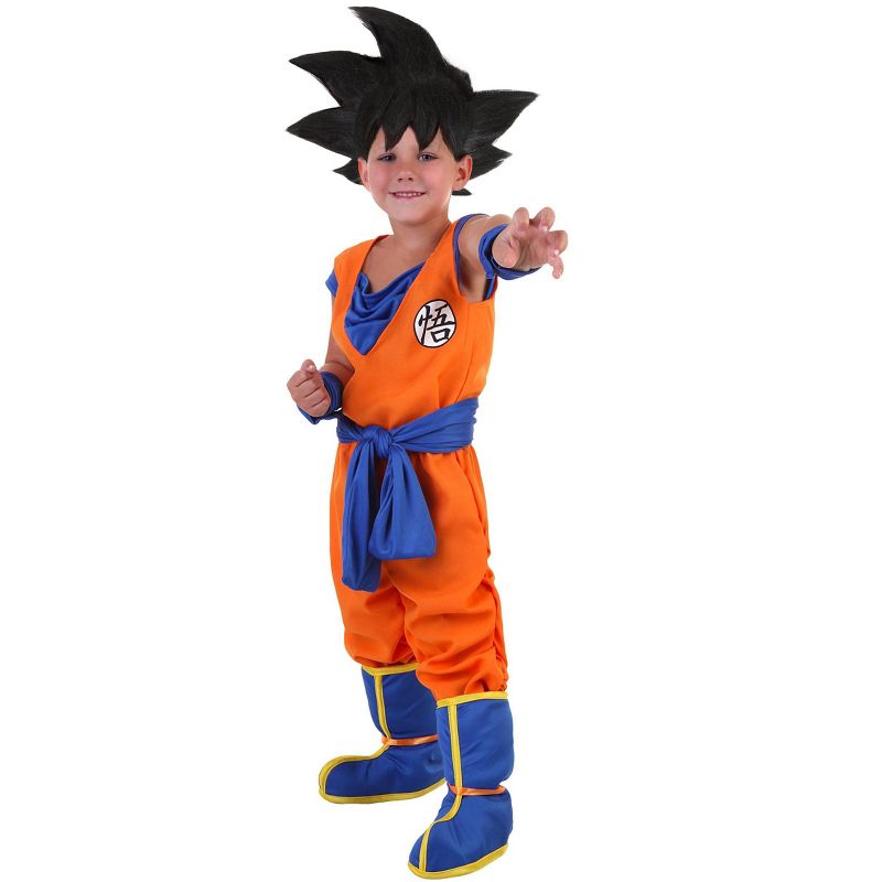 HalloweenCostumes.com Dragon Ball Z Goku Costume for Boys, 1 of 3