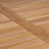 Dining Table Natural Solid Teak Wood Standard Seats Many - 4 of 4