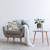 Stupell Industries Beige Geometric Abstraction, Beige Brown Geometri Indoor Decorative Throw Pillow, 18 x 18 - 2 of 3