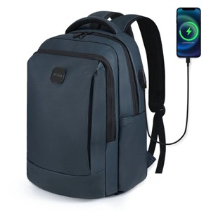 New York XPress BP-5235 Travel Backpack,Waterproof Laptop Backpack With USB Charger Port, 18 Inch - 1 of 4