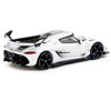 Koenigsegg Jesko Attack White Metallic with Tarmac Cards "Global64" Series 1/64 Diecast Model Car by Tarmac Works - 3 of 4